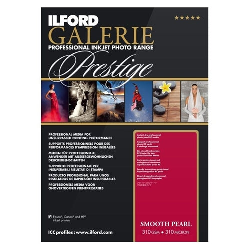 Ilford Galerie Prestige Smooth Pearl A3 Ink Jet Paper 310GSM GPSPP - 25 sheets