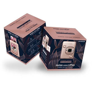 FujiFilm Instax Mini LiPlay Blush Gold Bundle with Film