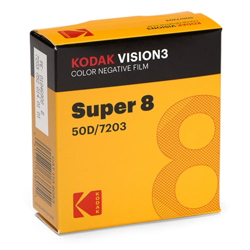 Kodak VISION3 50D/7203 Super 8 Film Roll