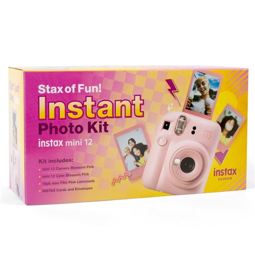 Fujifilm Instax Mini 12 Camera Blossom Pink Kit