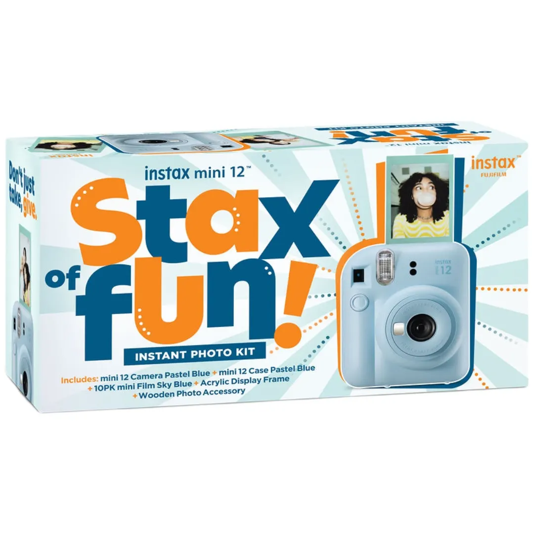 Fujifilm Instax Mini 12 Instant Photo Kit - Pastel Blue (IN-STORE ONLY)