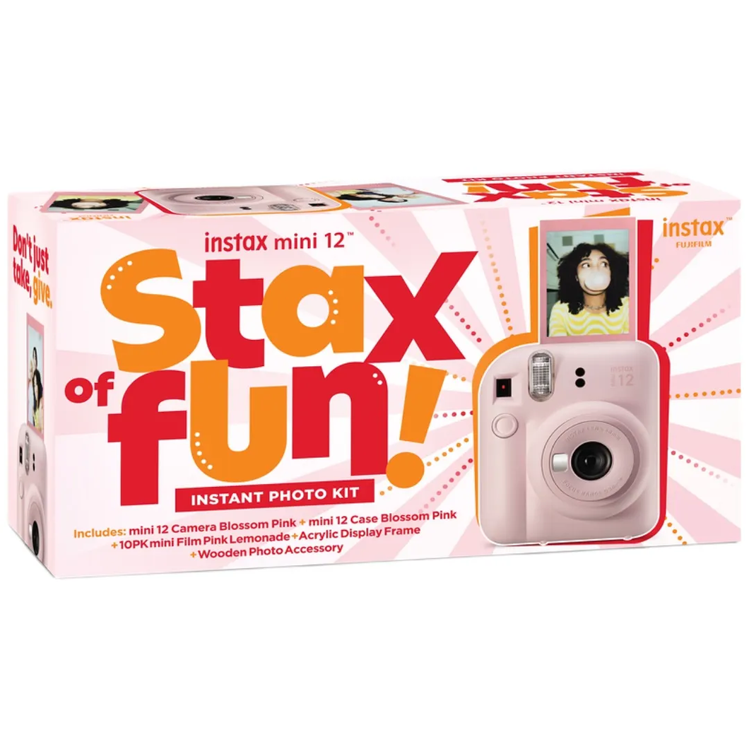 Fujifilm Instax Mini 12 Instant Photo Kit - Blossom Pink (IN-STORE ONLY)
