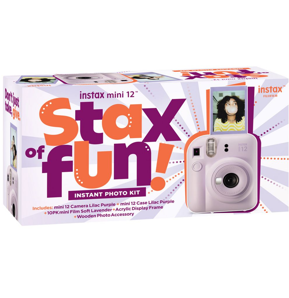 Fujifilm Instax Mini 12 Instant Photo Kit - Lilac Purple (IN-STORE ONLY)