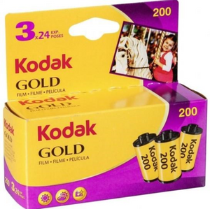 Kodak Gold 200 24EXP 35mm Triple Pack