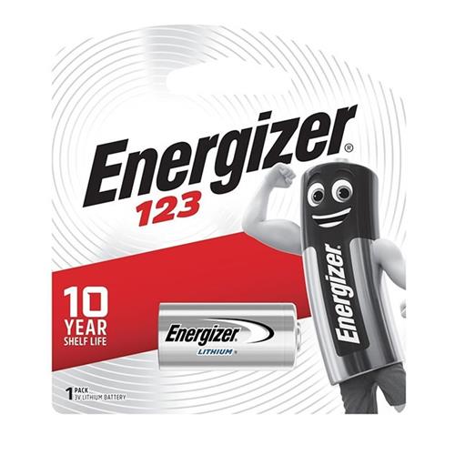 Energizer CR123A 3V Lithium Battery