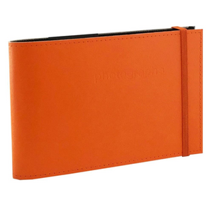 Citi Orange Peel Leather 4x6 Photo Album