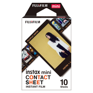 Fujifilm Instax Mini Contact Sheet Film - 10 PACK