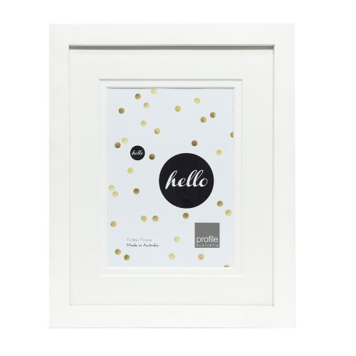 Deluxe White 12x16 Frame for 8x12