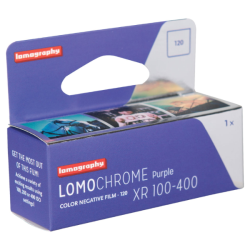Lomography Lomochrome Purple XR 100-400 120 Single Roll