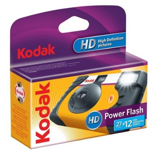 Kodak Power Flash 35mm 27 + 12 Exposure Disposable Film Camera