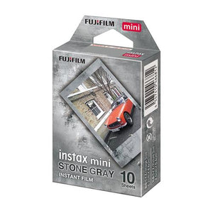 Fujifilm Instax Mini Film Stone Gray 10 Pack - EXPIRY 08/23