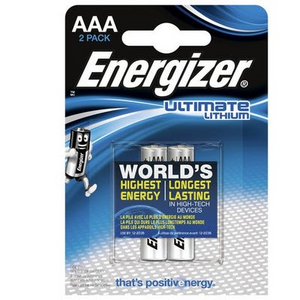 Energizer AAA Lithium 2 Pack